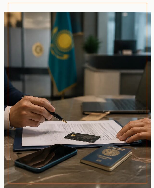 Открытие счета и банковской карты в Казахстане в Мценске